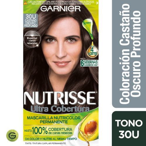 NUTRISSE ULTRA COBERTURA # 30 CASTAÑO OSCURO PROFUNDO - L'oreal