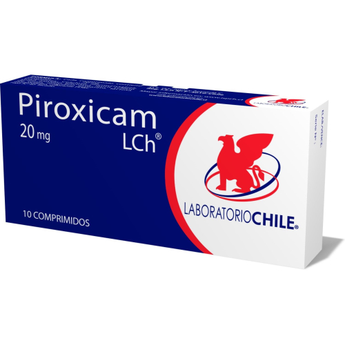 PIROXICAM x10 COMPRIMIDOS DE 20 MG - Lab. chile