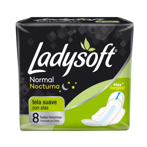 LADYSOFT NORMAL T/SUAVE 8 UN. C/ALAS - Cmpc