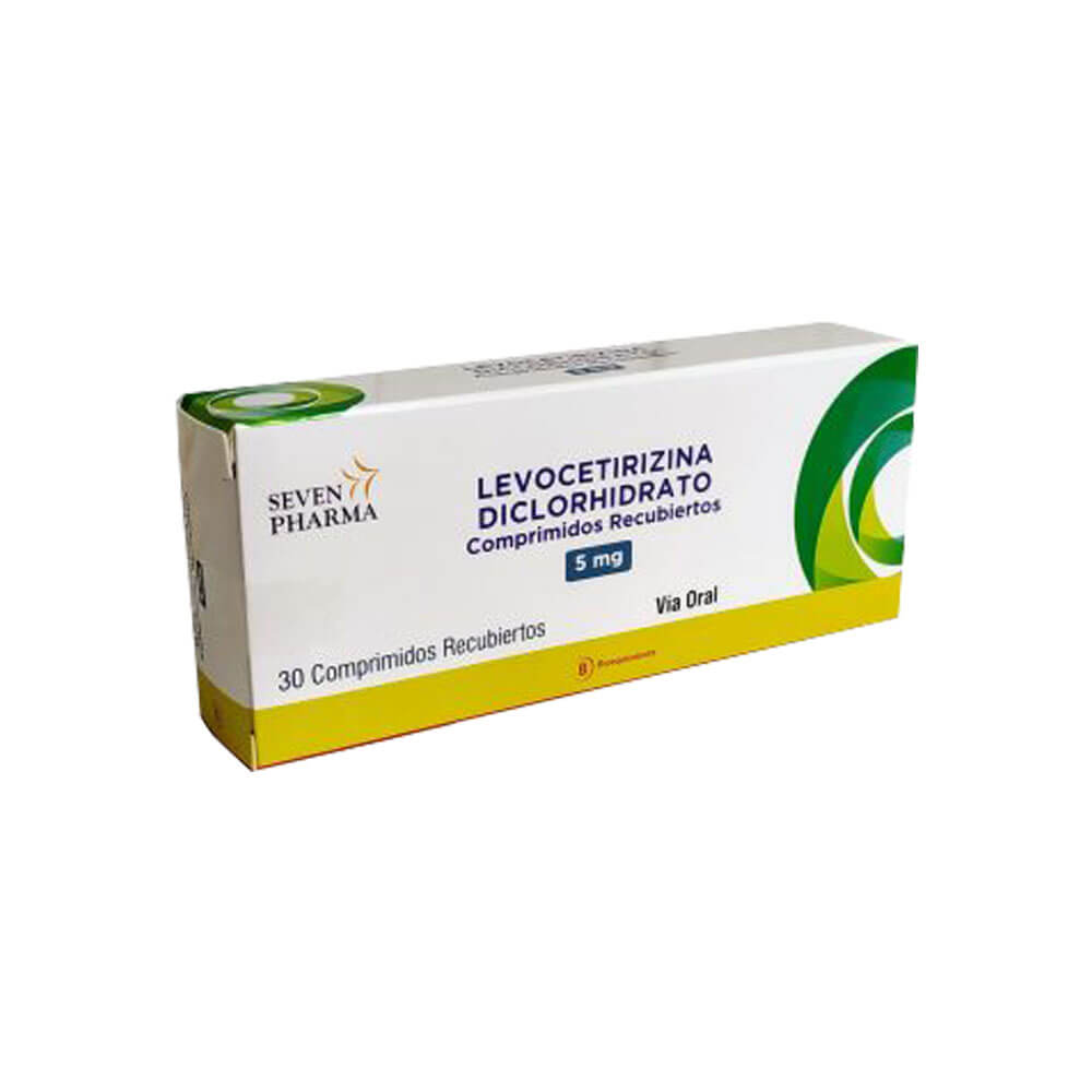 LEVOCETIRIZINA 5 MG 30 COMP - Seven pharma