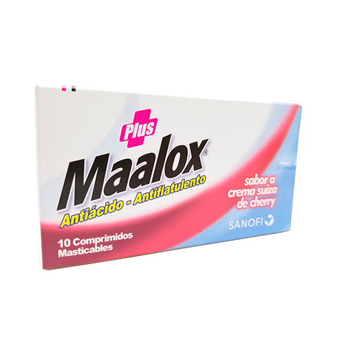 MAALOX PLUS CHERRY 10 COMP. - Sanofi