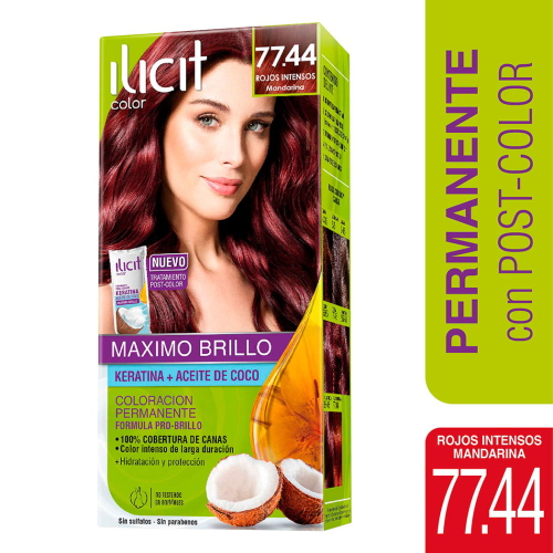 ILICIT 77/44 ROJO MANDARINA - Cosmetica nacional