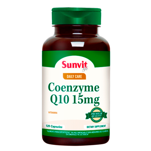 COENZYME Q10 15 MG. - 120 CAP. - Sunvit life