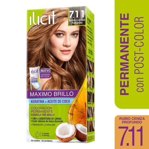 Product image of ILICIT 7/11  RUBIO CENIZA PROFUNDO - Cosmetica nacional