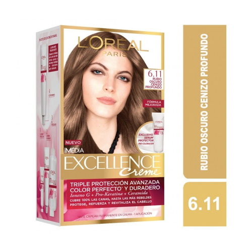 EXCELLENCE CR. # 6.11 RUBIO CENIZA - L'oreal