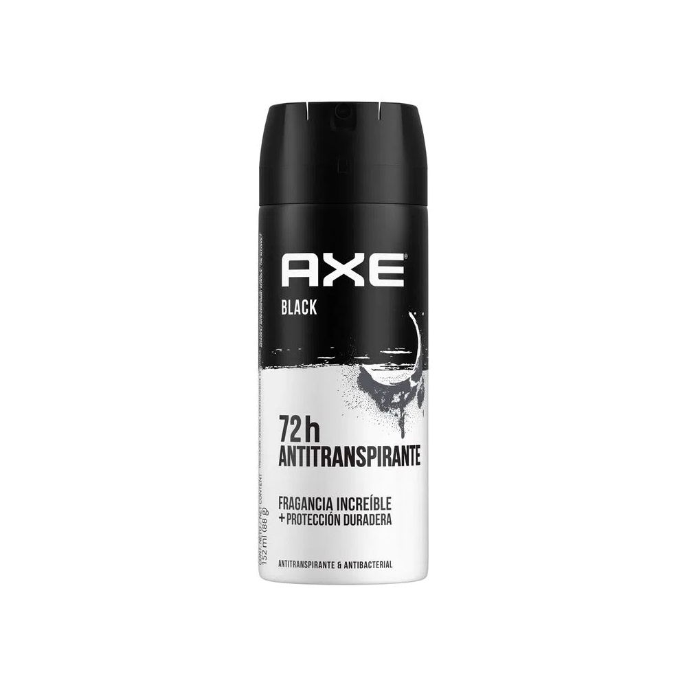 Product image of AXE DEO (M) SP. 150 ML. BLACK ANTITRANSPIRANTE - Unilever