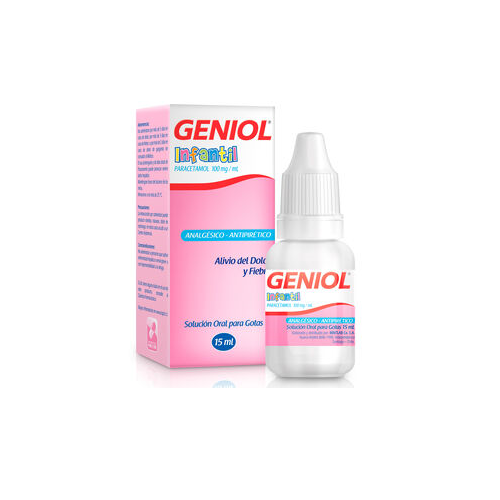 Product image of GENIOL INFANTIL SOLUCION ORAL PARA GOTAS 100MG. 15ML - Mintlab