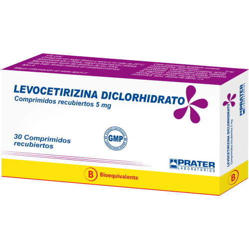 LEVOCETIRIZINA 5 MG 30 COMPRIMIDOS - Prater