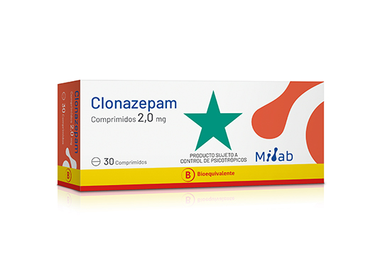 CLONAZEPAM x30 COMPRIMIDOS DE 2,0 MG - Mintlab