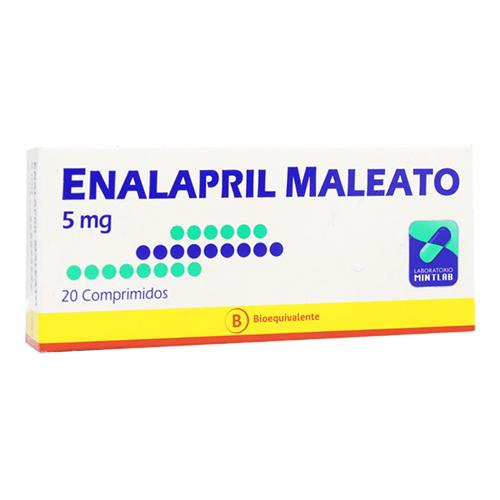 ENALAPRIL x20 COMPRIMIDOS DE 5 MG - Mintlab