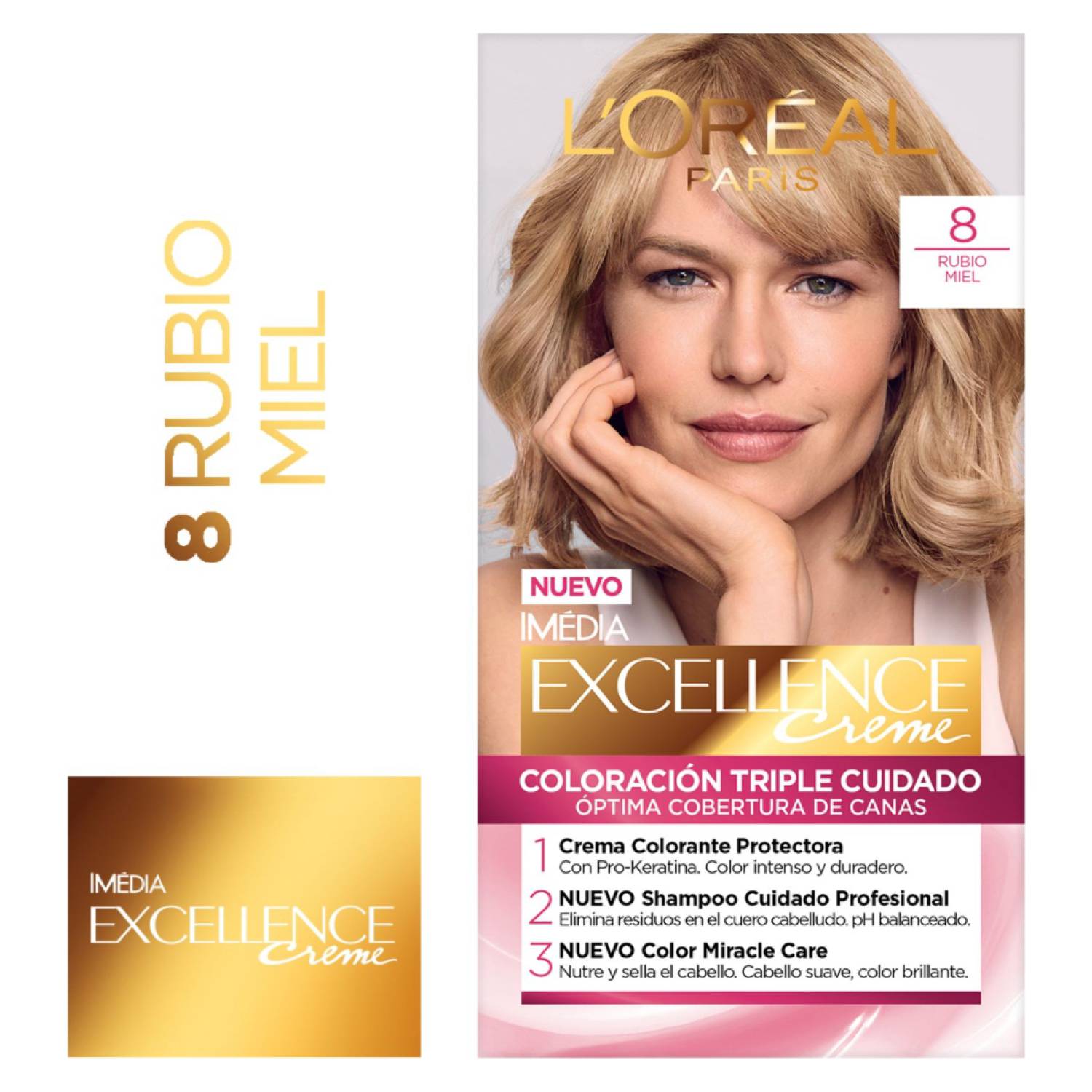 EXCELLENCE CR. # 8 RUBIO CLARO - L'oreal