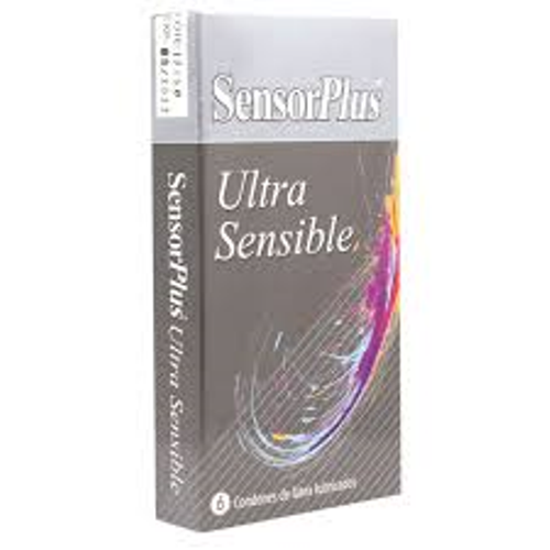 PRESERVATIVOS SENSOR PLUS ULTRA SENSIBLE x6 UNIDADES - Farmaceutica esan