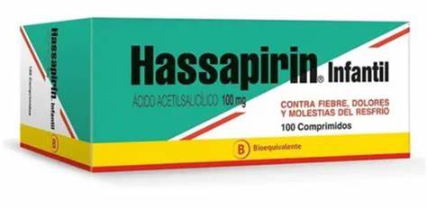 Product image of HASSAPIRIN 100 MG. 100 COMP. - Mintlab