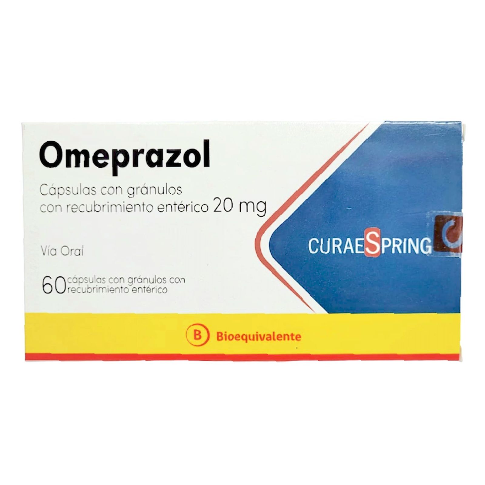 Product image of OMEPRAZOL 20 MG. 60 CAPS. (MDC) (B) - Curae spring