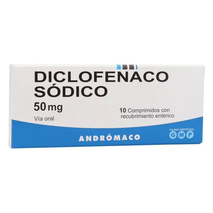 DICLOFENACO 50 MG. 10 COMP. (AND) - Andromaco