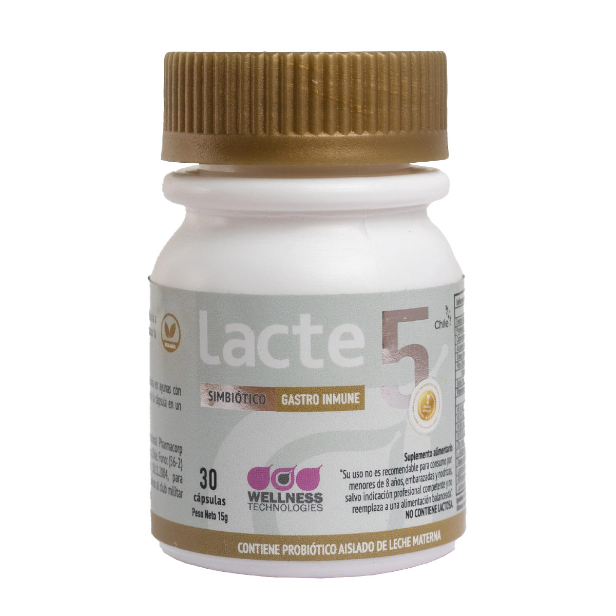 LACTE 5 GASTRO INMUNE 30 CAPS. - Wellness