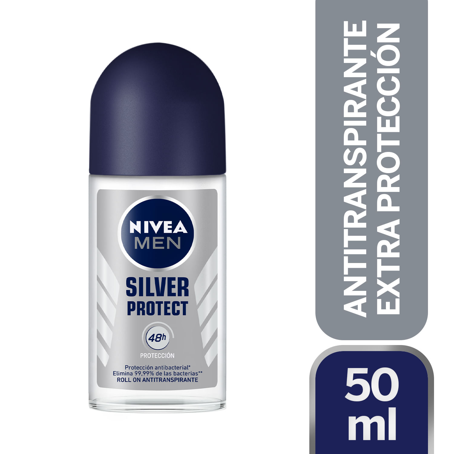 NIVEA DEO (M) RO. 50 ML. SILVER - Beiersdorf