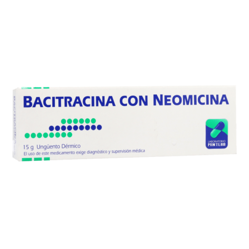 BACITRACINA + NEOMICINA UNGUENTO DERMICO x15 GRAMOS - Mintlab