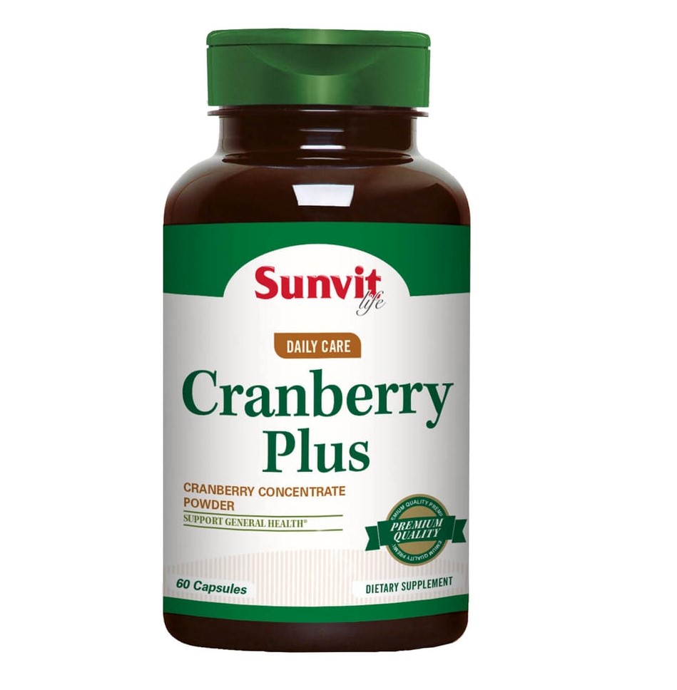 CRANBERRY PLUS 60 CAP. - Sunvit life