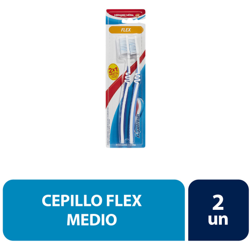 AQUAFRESH CEP. FLEX 2POR1 MEDIANO - Gsk consumer