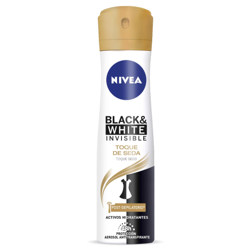 NIVEA DEO (W) SP. 150 ML. BLACK & WHITE CLEAR  SILKY SMOOTH - Beiersdorf