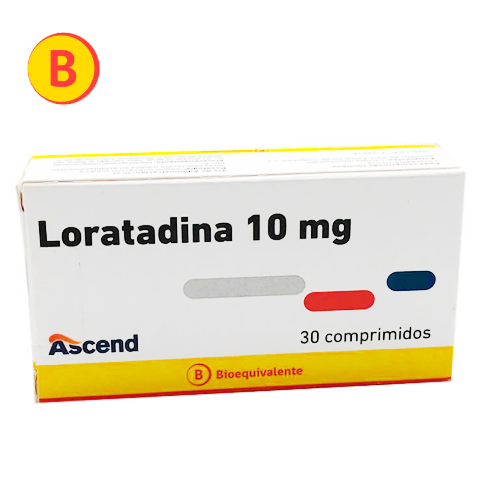 LORATADINA 10 MG. 30 COMP. (ASP) - Aspen chile