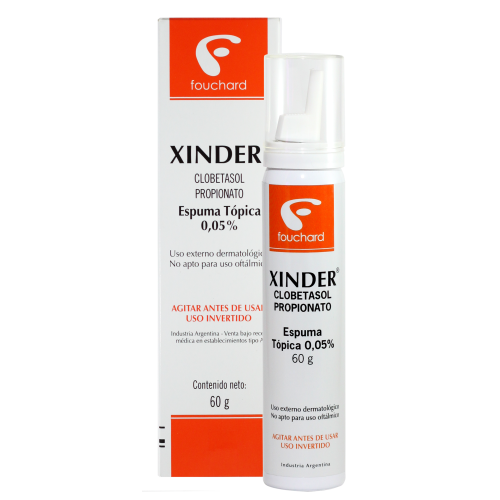 XINDER ESPUMA TOPICA 0,05% DE 60 GRAMOS - Fouchard