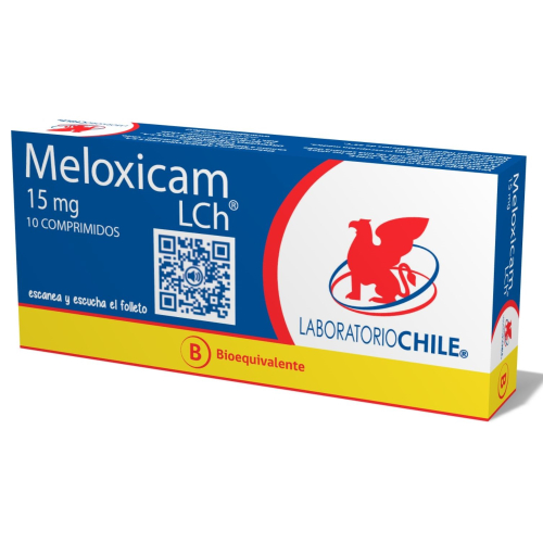 MELOXICAM x 10 COMPRIMIDOS DE 15 MG - Lab. chile