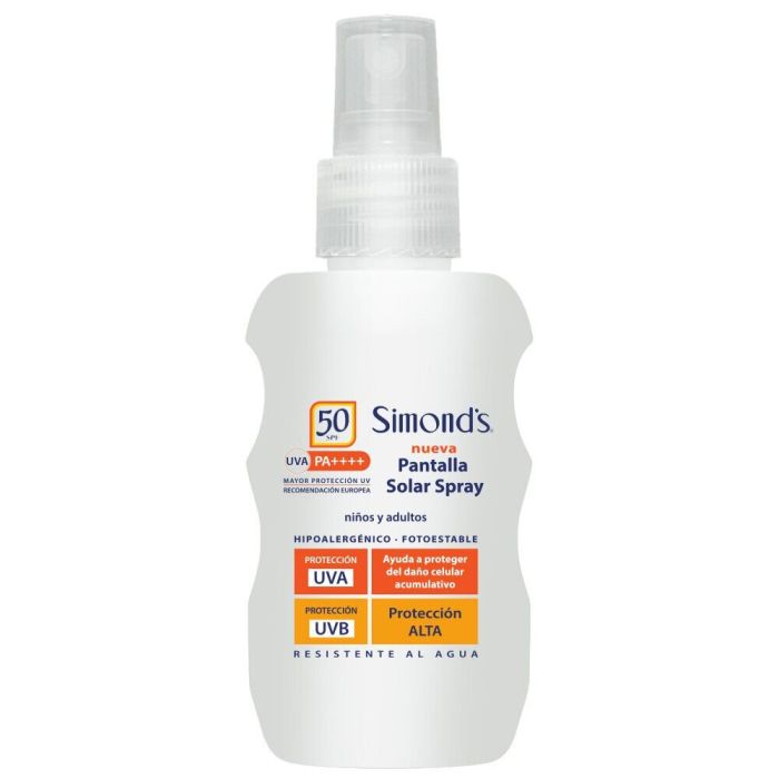 SIMONDS PANTALLA SOLAR FPS50 SP. 130 ML. HIPOALERG. - Durandin