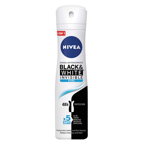 NIVEA DEO (W) SP. 150 ML. BLACK & WHITE INV.PURE - Beiersdorf