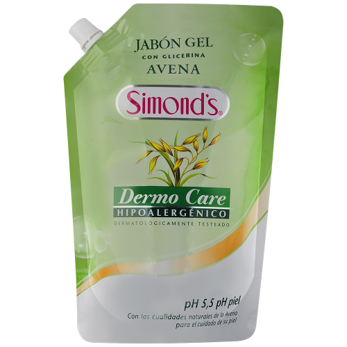 SIMONDS JAB. GEL C/GLICERINA 750 ML. AVENA - Durandin