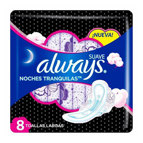 ALWAYS SUAVE NOCHE 8 UN. - P&g consumo