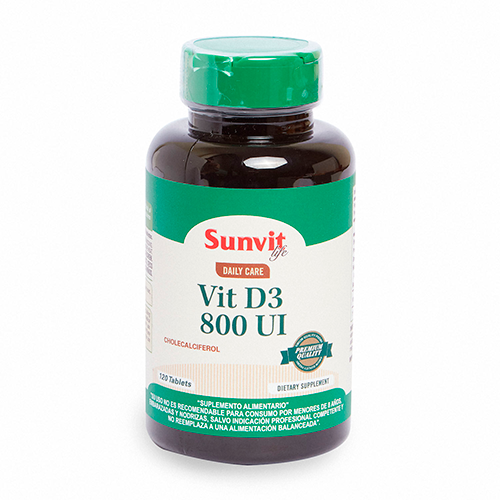 VIT D 800 IU 120 COMP. - Sunvit life