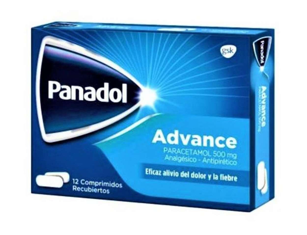 PANADOL ADVANCE 500 MG. 12 COMP. - Gsk consumer