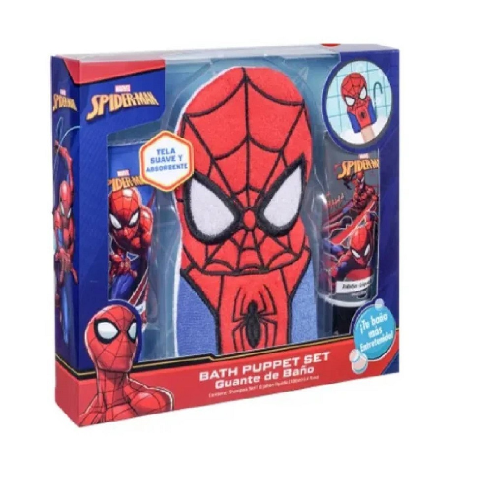 GELATTI PACK SPIDERMAN GUANTE + JABON + SH. 100 ML.