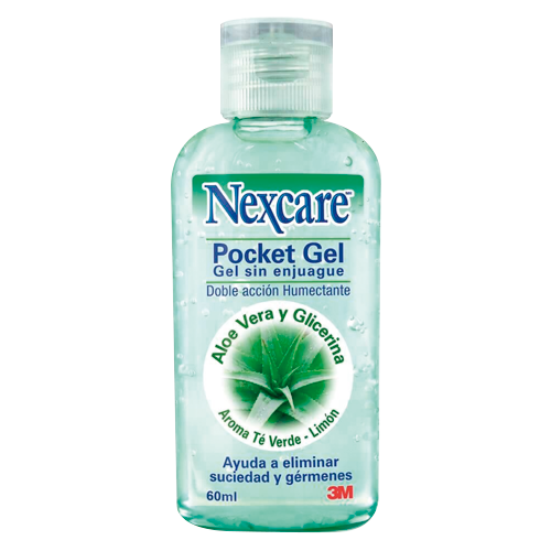 NEXCARE POCKET GEL SIN ENGUAJE DOBLE ACCION HUMECTANTE 60ML - 3m