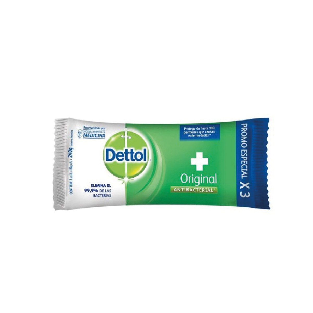 DETTOL JAB. ORIGINAL 80 GR. 3 UN. - Colgate-palmolive