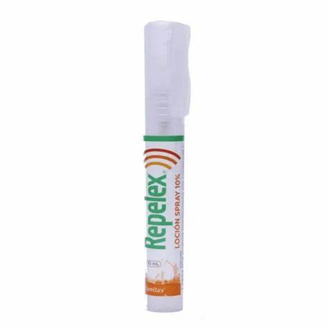 REPELEX LOCION SPRAY TOPICA 10% REPELENTE DE INSECTOS 10ML(12) - Sanitas