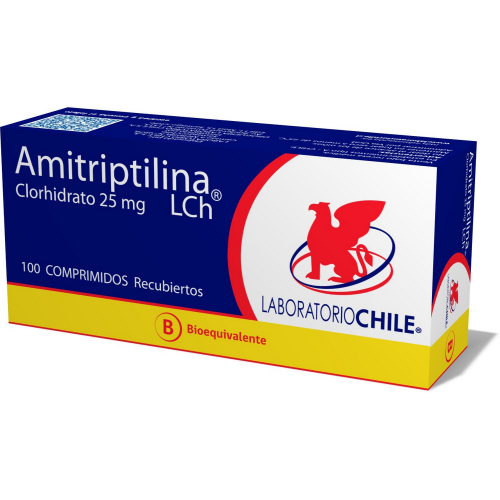 AMITRIPTILINA x100 COMPRIMIDOS DE 25 MG - Lab. chile