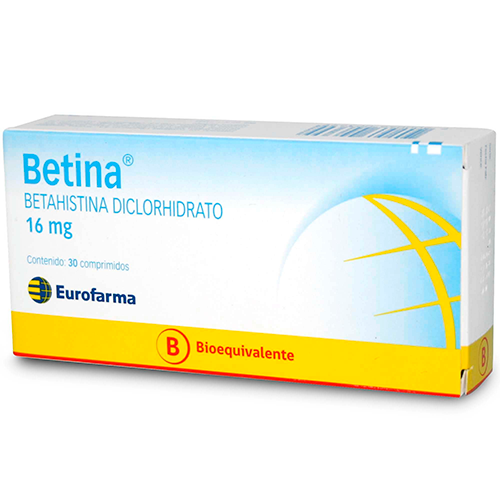 BETINA x30 COMPRIMIDOS DE 16MG - Eurofarma etico
