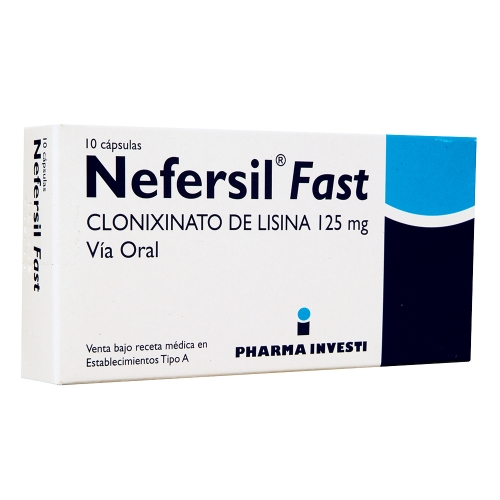 NEFERSIL FAST x10 CAPSULAS DE 125 MG - Pharma investi