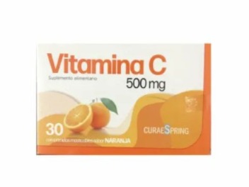 VITAMINA C 500 MG. 30 COMP. - Curae spring