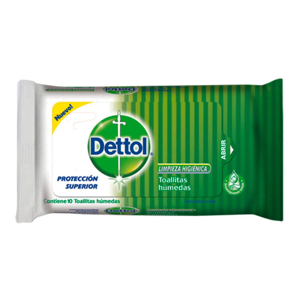 DETTOL TOALLAS HUM. 10 UN. - Ppd