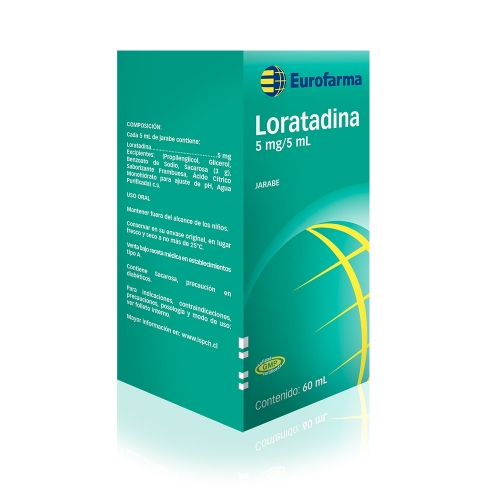 LORATADINA JARABE DE 60 ML - Eurofarma