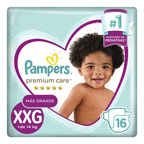 PAMPERS PREMIUN CARE XXG 16UN. - P&g consumo