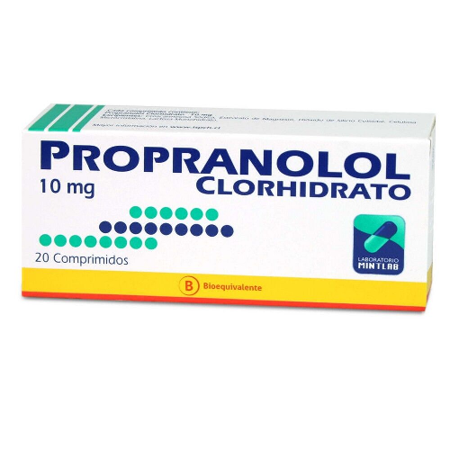 PROPRANOLOL x20 COMPRIMIDOS DE 10 MG - Mintlab