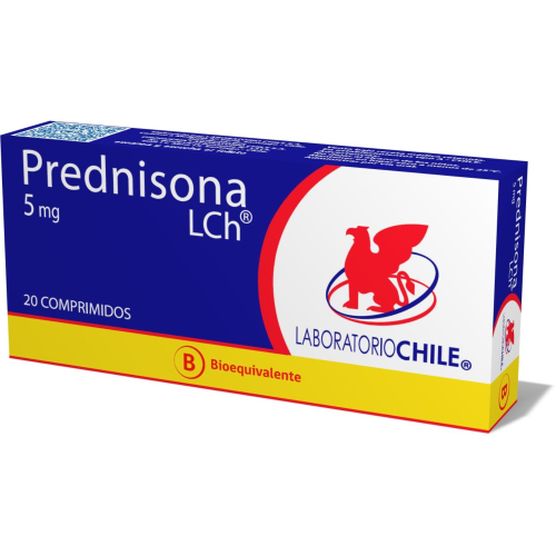 PREDNISONA x20 COMPRIMIDOS DE 5 MG - Lab. chile