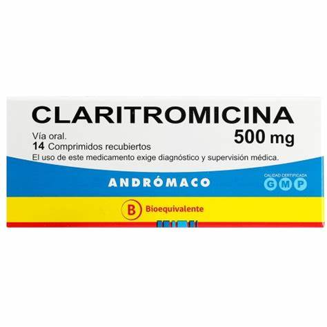 CLARITROMICINA 500 MG. 14 COMP. (AND) - Andromaco