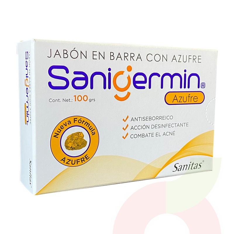 Product image of SANIGERMIN JABON BARRA 100 GRS. AZUFRE - Sanitas