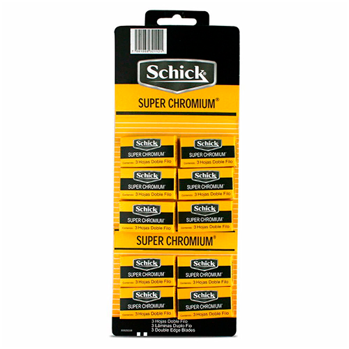 SCHICK HOJAS S/CHROM. 3 UN. - Perfumeria